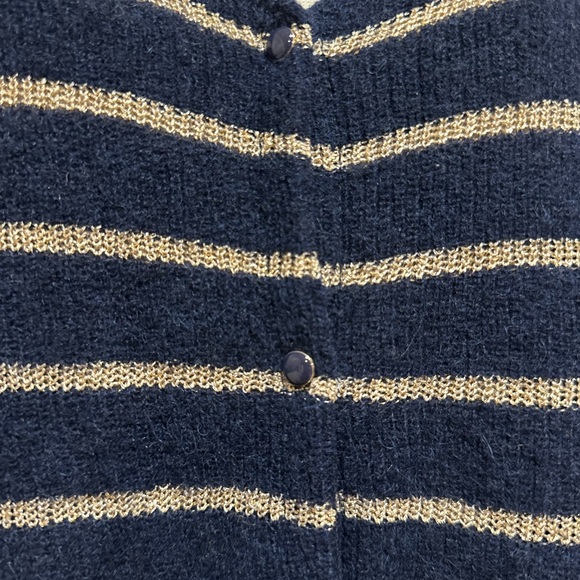 Sézane Gaspard cardigan in navy blue Size M - Picture 4 of 6